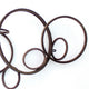 Wall Decor | Industrial Style | Metal Circles | 30 x 24 | Bronze