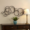 Wall Decor | Industrial Style | Metal Circles | 30 x 24 | Bronze