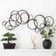 Wall Decor | Industrial Style | Metal Circles | 30 x 24 | Bronze