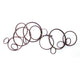 Wall Decor | Industrial Style | Metal Circles | 30 x 24 | Bronze