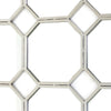 Metal Wall Mirror with Nine Connected Octagonal Mirror Shapes Silver BM209108