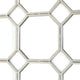 Metal Wall Mirror with Nine Connected Octagonal Mirror Shapes Silver BM209108