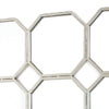 Metal Wall Mirror with Nine Connected Octagonal Mirror Shapes Silver BM209108