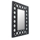 Dressing Mirror | Rectangular | Lattice Pattern Frame | 30 x 40 | Black
