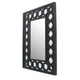 Dressing Mirror | Rectangular | Lattice Pattern Frame | 30 x 40 | Black