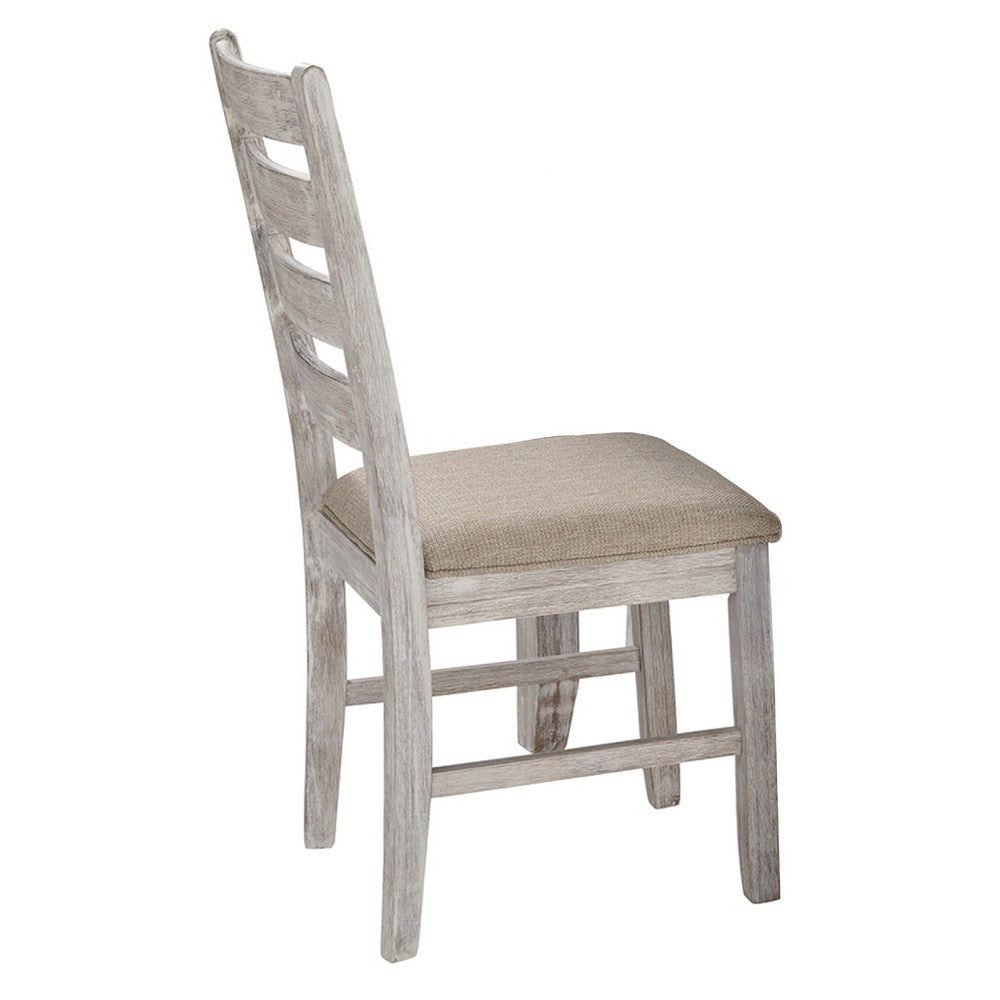 Ashley Dining Set 7 Piece 2 Tone Farmhouse Weathered Brown BM209251