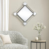 Accent Mirror | Diamond Shape | Beveled | Mirror Inserts | Silver