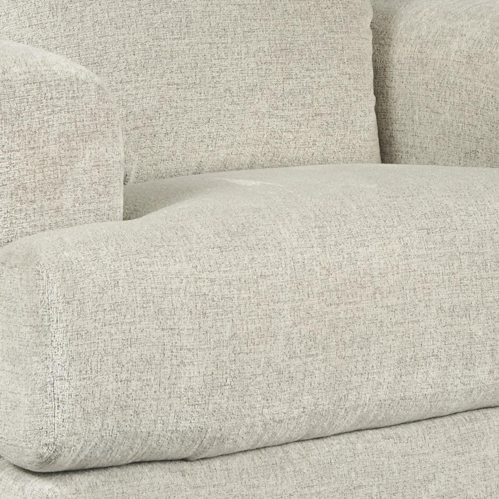 Ashley Oversized chair Fabric Upholstered T Cushion Seat Light Gray BM209663