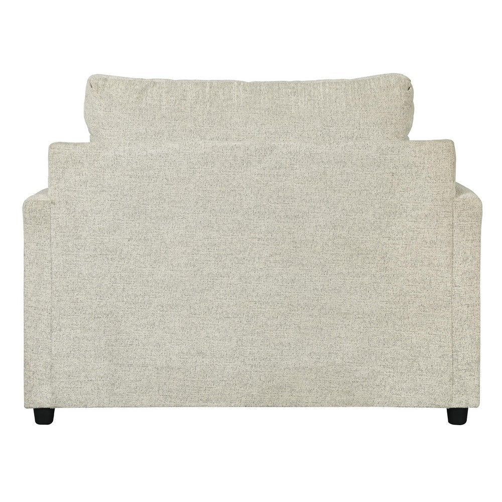 Ashley Oversized chair Fabric Upholstered T Cushion Seat Light Gray BM209663