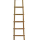 Transitional Style Wooden Decor Ladder with 6 Steps Brown By Casagear Home BM210392