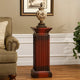 Pedestal Stand | Transitional Style | Square Top | Brown