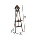 65’ Traditional Style Scrollwork Wooden Easel Dark Brown By Casagear Home BM210461