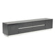 TV Stand | 4 Drawers | 2 Doors | Floating Plinth Base | Black