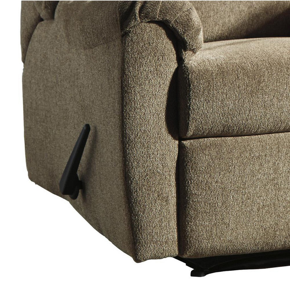 Recliner | Zero Wall | Pillow Top Arms | Fabric Upholstered | Beige