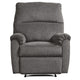 Recliner | Zero Wall | Pillow Top Arms | Fabric Upholstered | Gray