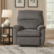 Recliner | Zero Wall | Pillow Top Arms | Fabric Upholstered | Gray