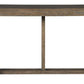 64’’ Sofa Table with Sled Base Light Brown By Casagear Home BM210853