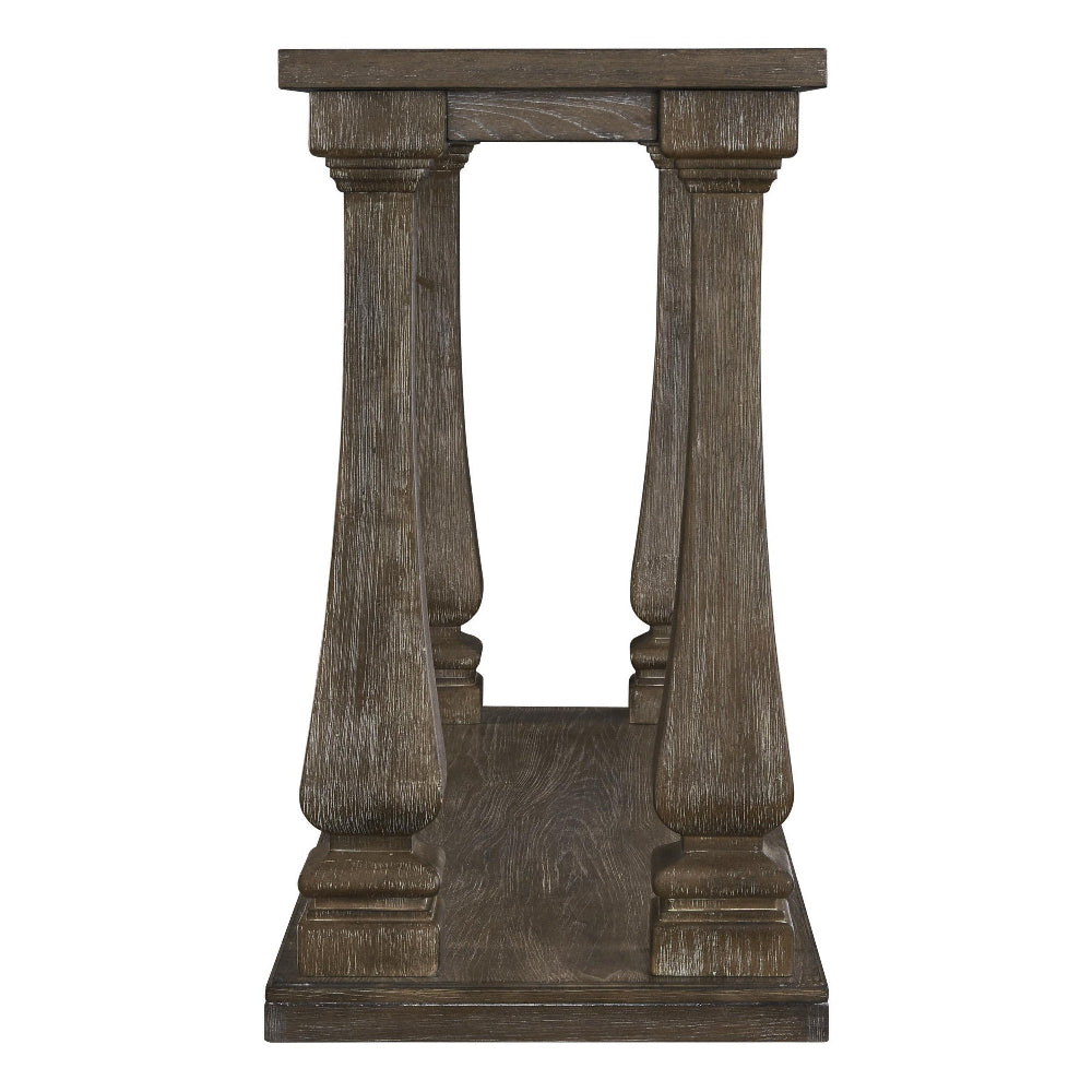 Sofa Table | Rectangular | Baluster Legs | Wood | Gray BM210854