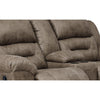 Loveseat | Wood Dual Recliner | Storage Console | Gray