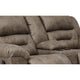 Loveseat | Wood Dual Recliner | Storage Console | Gray