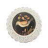 4 Piece Transitional Plate Design Wall Decor with Nature Theme Multicolor BM211057