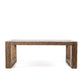 Wooden Outdoor Coffee Table with Plank Design Top Gray By Casagear Home BM214477