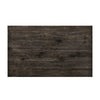 Rustic Style Wooden Dining Table with Rectangular Top and Turned Legs, Gray
