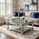 Coffee Table | Scalloped Top | Queen Anne Legs | Antique White