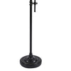 Contemporary Drum Shade Metal Frame Floor Lamp, Black and Light Gray By Casagear Home