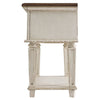 Nightstand | 1 Drawer | Tapered Legs | Brown & Antique White BM215071