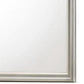 38" Square Molded Frame Dresser Top Mirror, Antique Silver By Casagear Home