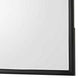 Dresser Mirror | Rectangular | Wood Frame | Black & Silver BM215210