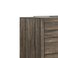 Shannon 6 Drawer Wooden Dresser Metal Pulls Tapered Legs Brown By Casagear Home BM215245