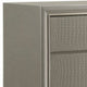 5 Drawer Chest with Decorative Knobs and Bracket Feet Champagne By Casagear Home BM215281