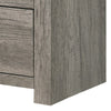 Transitional Style Wooden Dresser with Bar Handles and Grain Details Gray By Casagear Home BM215295