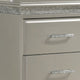 Wooden Dresser with Eight Spacious Drawers and One Door Shelf Silver By Casagear Home BM215408