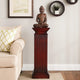 Square Column Pedestal | Reeded Design | Brown