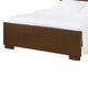 3 Open Bookcase Eastern King Size Bed with Soft Light, Brown