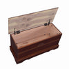 Traditional Chest | Lift Top | Carved Details | Dark Brown