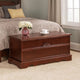 Traditional Chest | Lift Top | Carved Details | Dark Brown