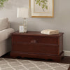 Traditional Chest | Lift Top | Carved Details | Dark Brown