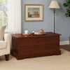 Traditional Chest | Lift Top | Carved Details | Dark Brown