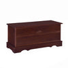 Traditional Chest | Lift Top | Carved Details | Dark Brown