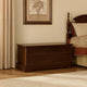 Traditional Chest | Lift Top | Carved Details | Dark Brown