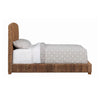 Hand Woven Bed | Banana Leaf | King Size | Chamfered Legs | Brown BM216013