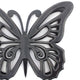 Wooden Butterfly Wall Plaque with Cutout Detail Black BM217269