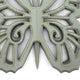 Wooden Butterfly Wall Plaque with Cutout Detail Light Gray BM217270