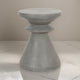 Industrial Accent Table | Pawn Shape | Concrete | Gray