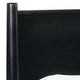 Wooden Eastern King Size Bed with Panel Headboard, Black
