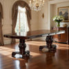 Traditional Dining Table | Wood | Extension Leaf | Brown